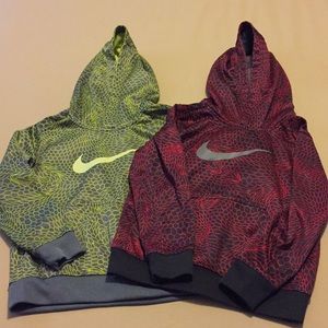 2 Nike hoodies